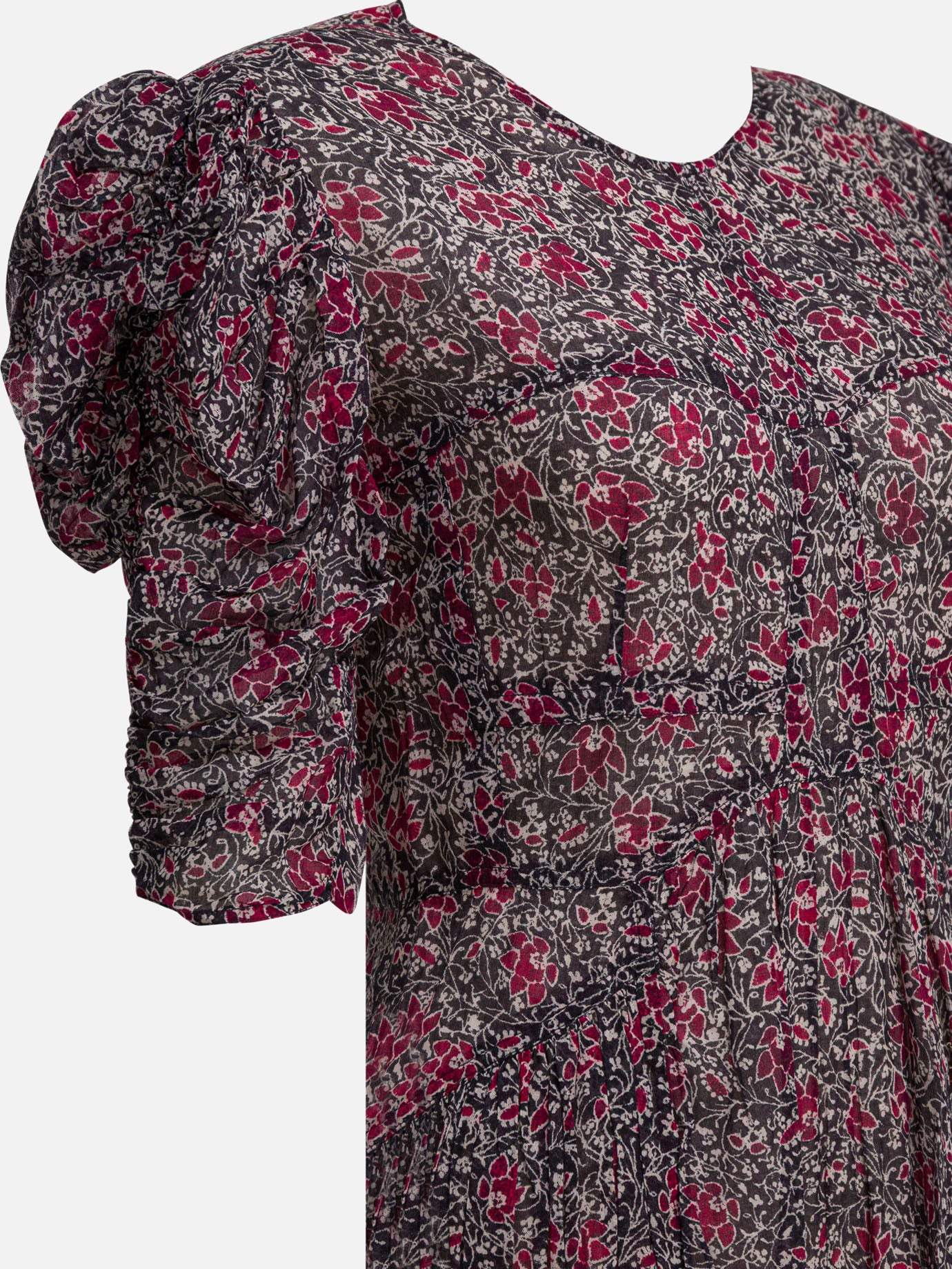 Long dresses Floral  Fuchsia - Marant Étoile Women | PDP | VIETTI Online Store | thumbnail_4