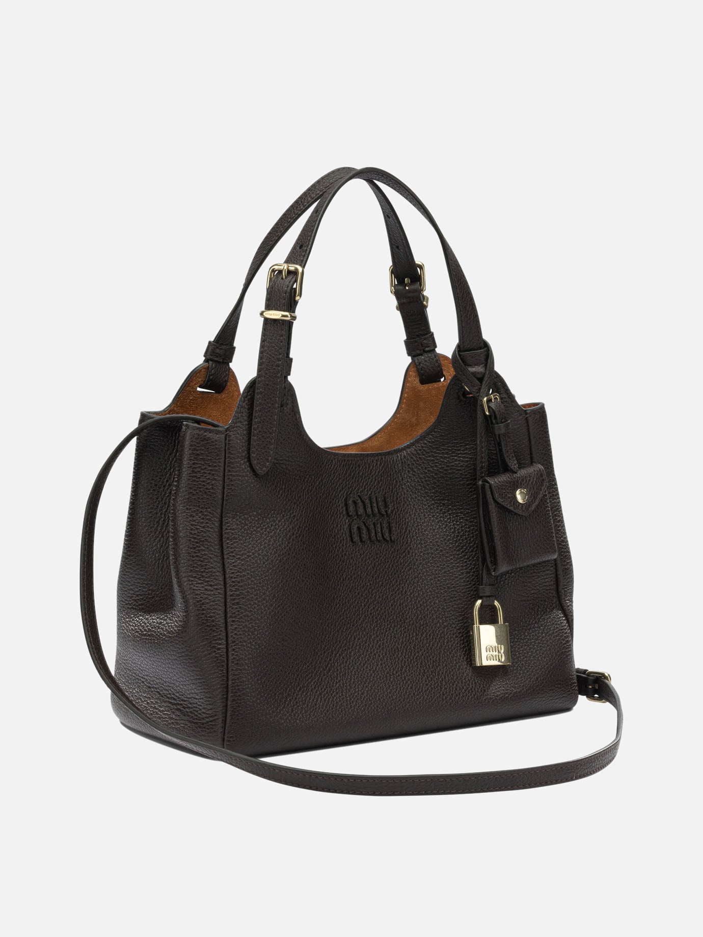 Small bags 100% calf leather  Brown - Miu Miu Women | PDP | VIETTI Online Store | thumbnail_2