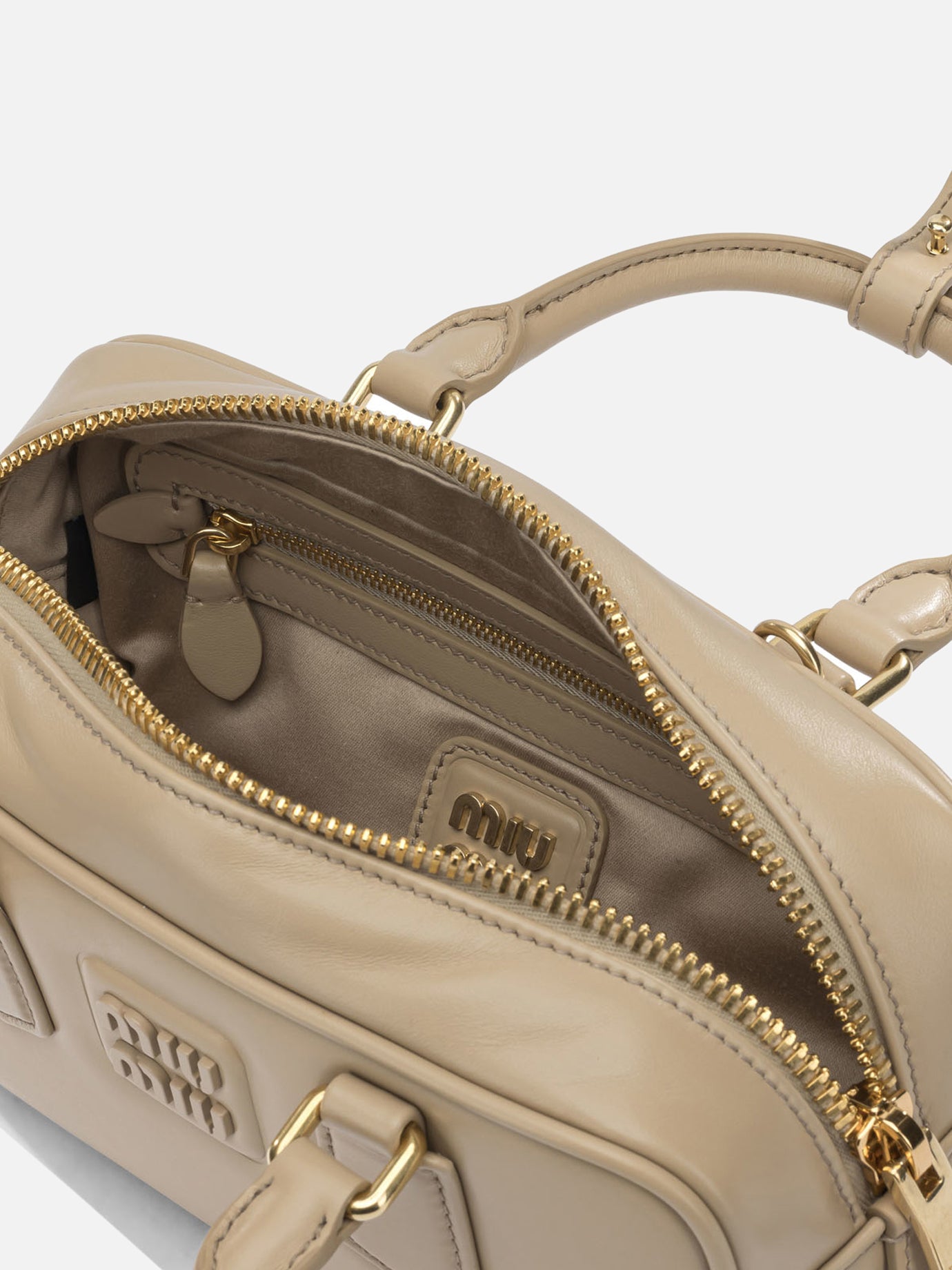 Small bags 100% calf leather  Beige - Miu Miu Women | PDP | VIETTI Online Store | Zoom-Modal_5
