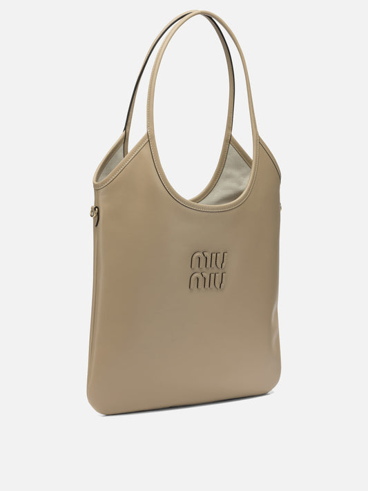 Large bags 100% calf leather  Beige - Miu Miu Women | PDP | VIETTI Online Store | 2
