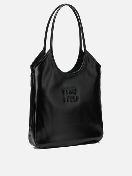 Medium bags 100% calf leather  Black - Miu Miu Women | PDP | VIETTI Online Store | 2
