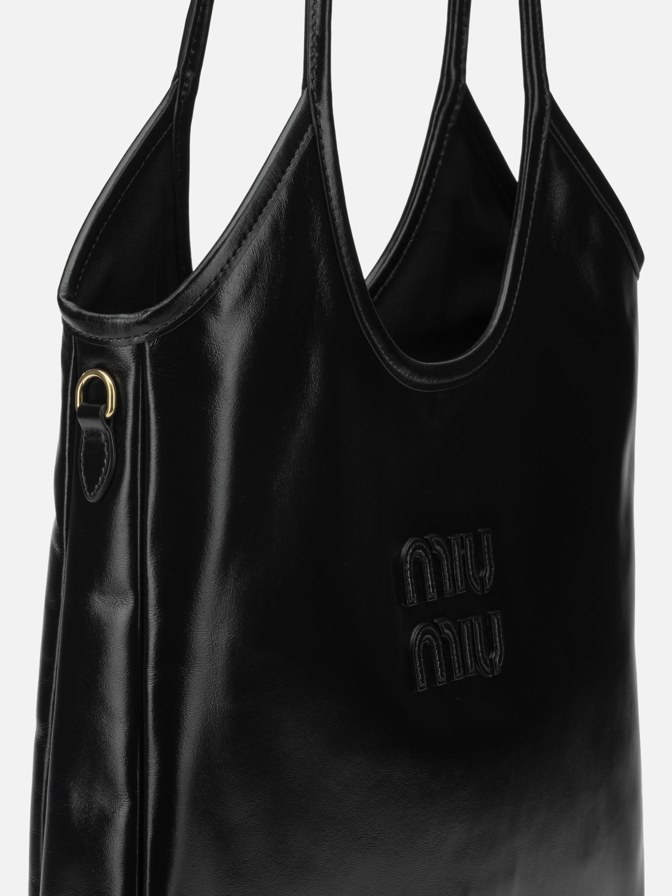 Medium bags 100% calf leather  Black - Miu Miu Women | PDP | VIETTI Online Store | Zoom-Modal_4
