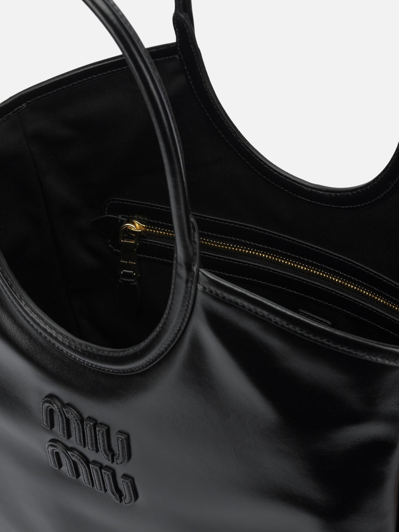 Medium bags 100% calf leather  Black - Miu Miu Women | PDP | VIETTI Online Store | thumbnail_5