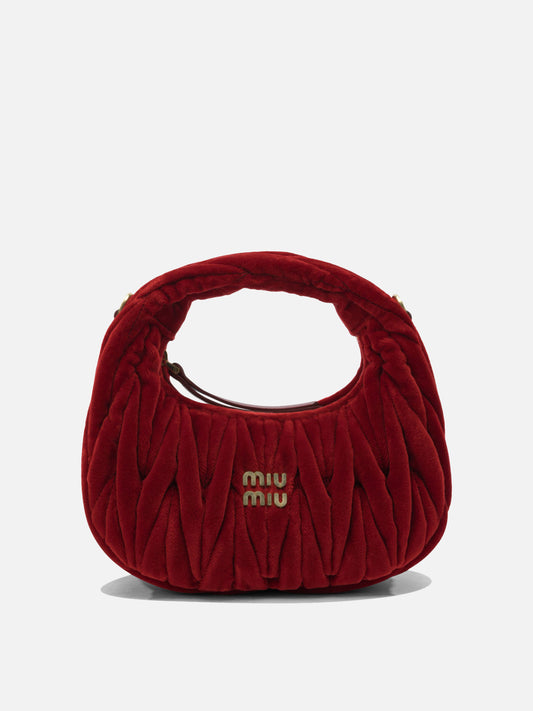 Small bags 100% cotton  Red - Miu Miu Women | PLP | VIETTI Online Store 
