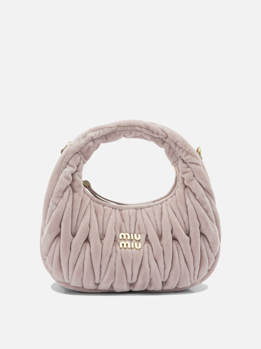 Small bags 100% cotton  Pink - Miu Miu Women | PLP | VIETTI Online Store 
