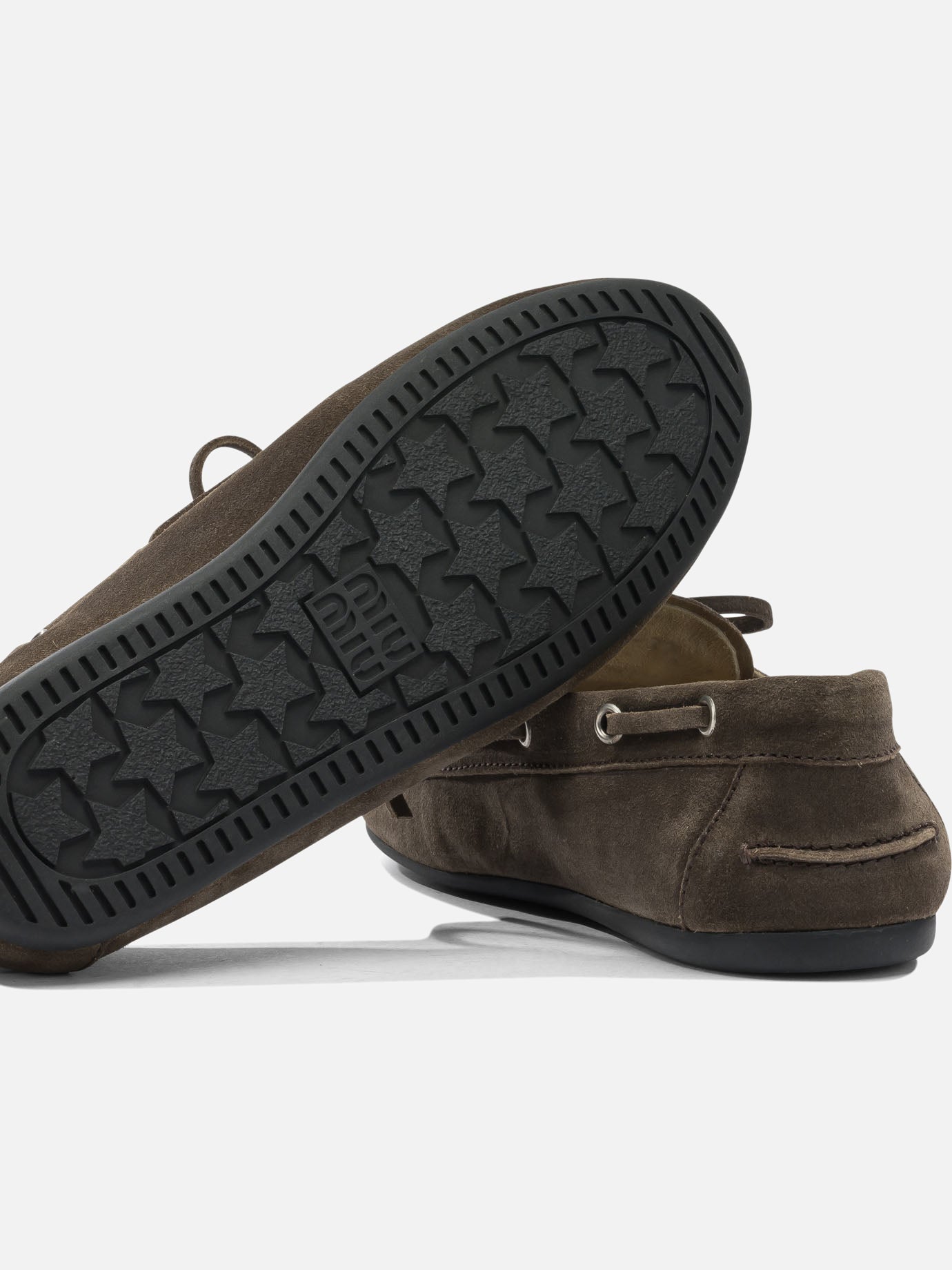 Laced loafers 100% calf leather  Brown - Miu Miu Women | PDP | VIETTI Online Store | Zoom-Modal_5
