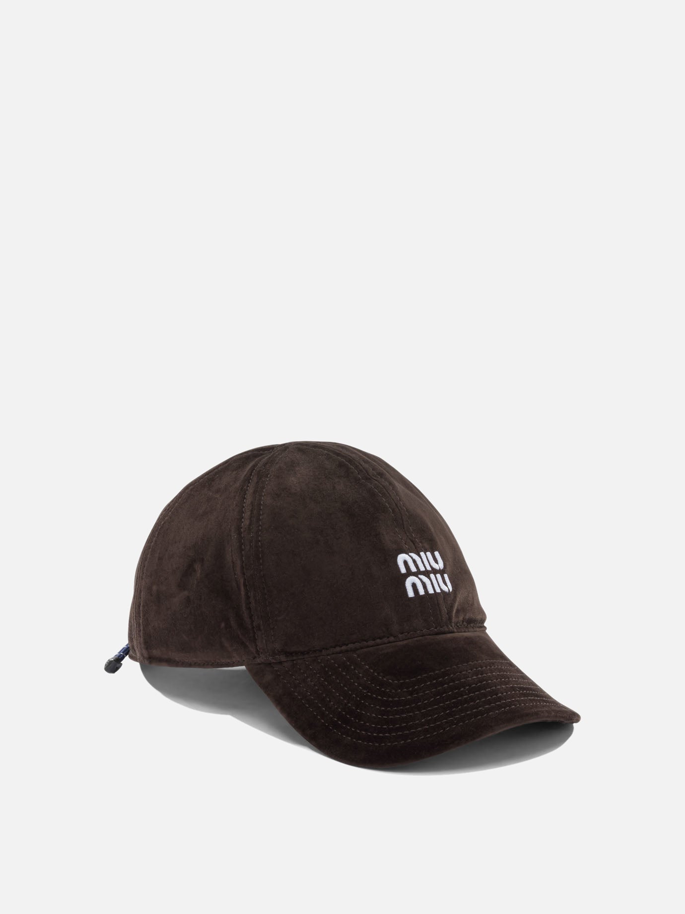 Baseball caps 100% cotton  Brown - Miu Miu Women | PDP | VIETTI Online Store | thumbnail_2