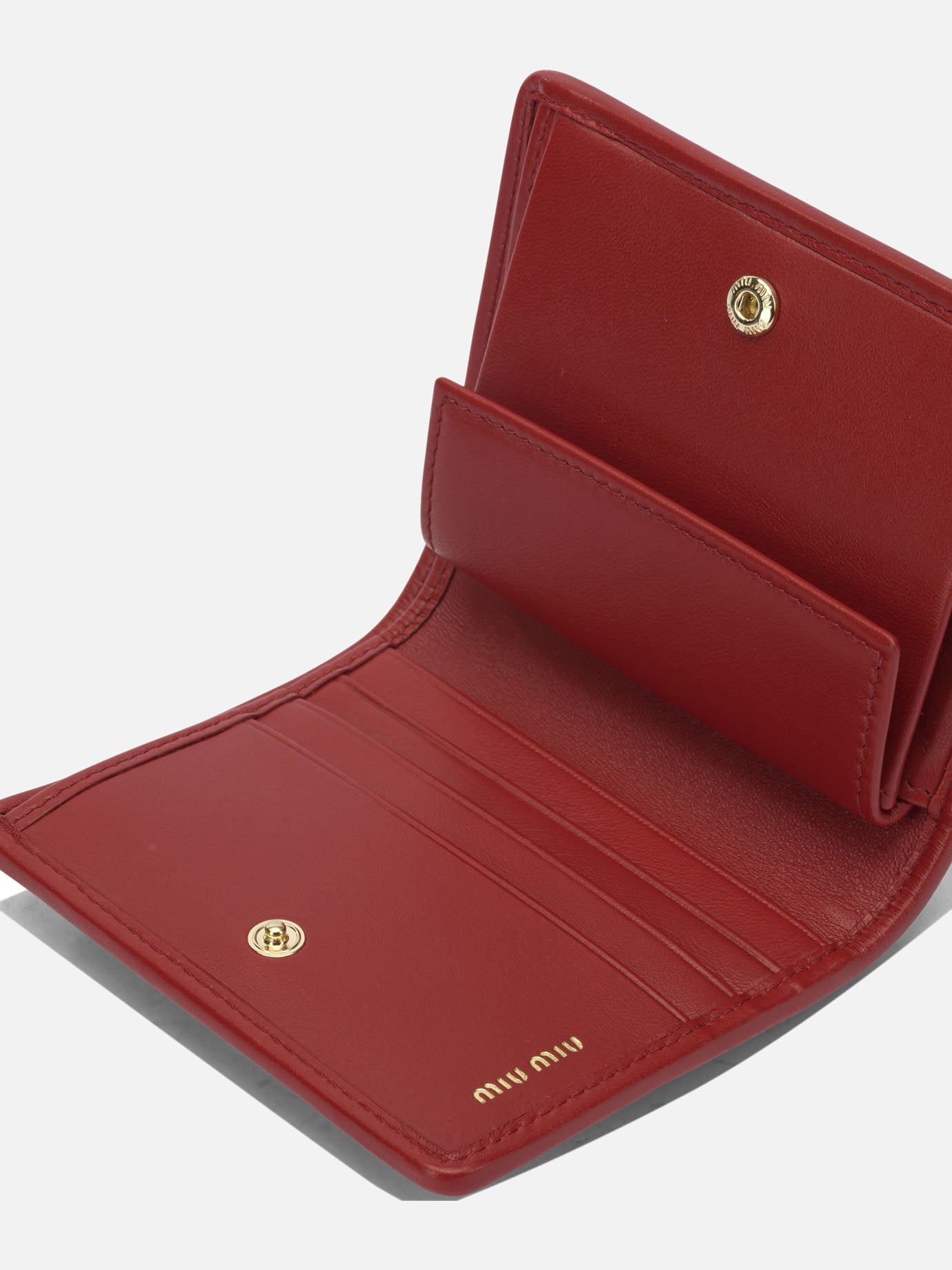 Wallets 100% lamb leather  Red - Miu Miu Women | PDP | VIETTI Online Store | Zoom-Modal_4
