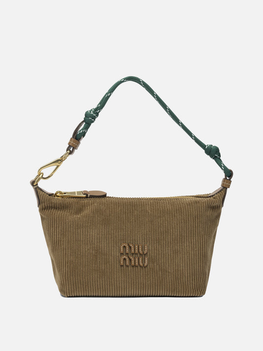 Small bags 100% cotton  Brown - Miu Miu Women | PLP | VIETTI Online Store 
