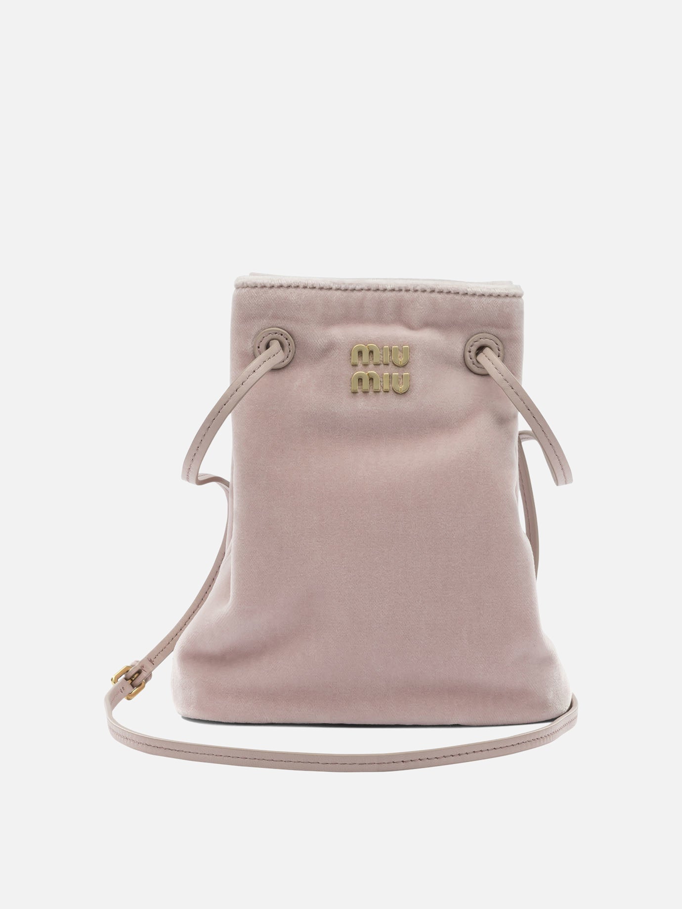 Mini bags 100% cotton - 100% lamb leather  Pink - Miu Miu Women | PDP | VIETTI Online Store | Zoom-Modal
