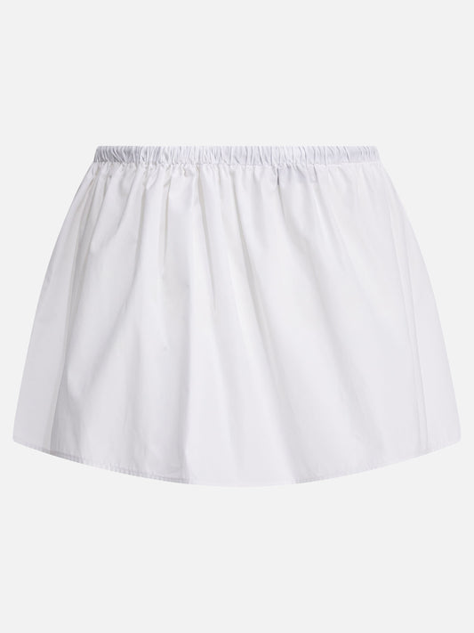 Miniskirts Logo  White - Miu Miu Women | PDP | VIETTI Online Store | 2

