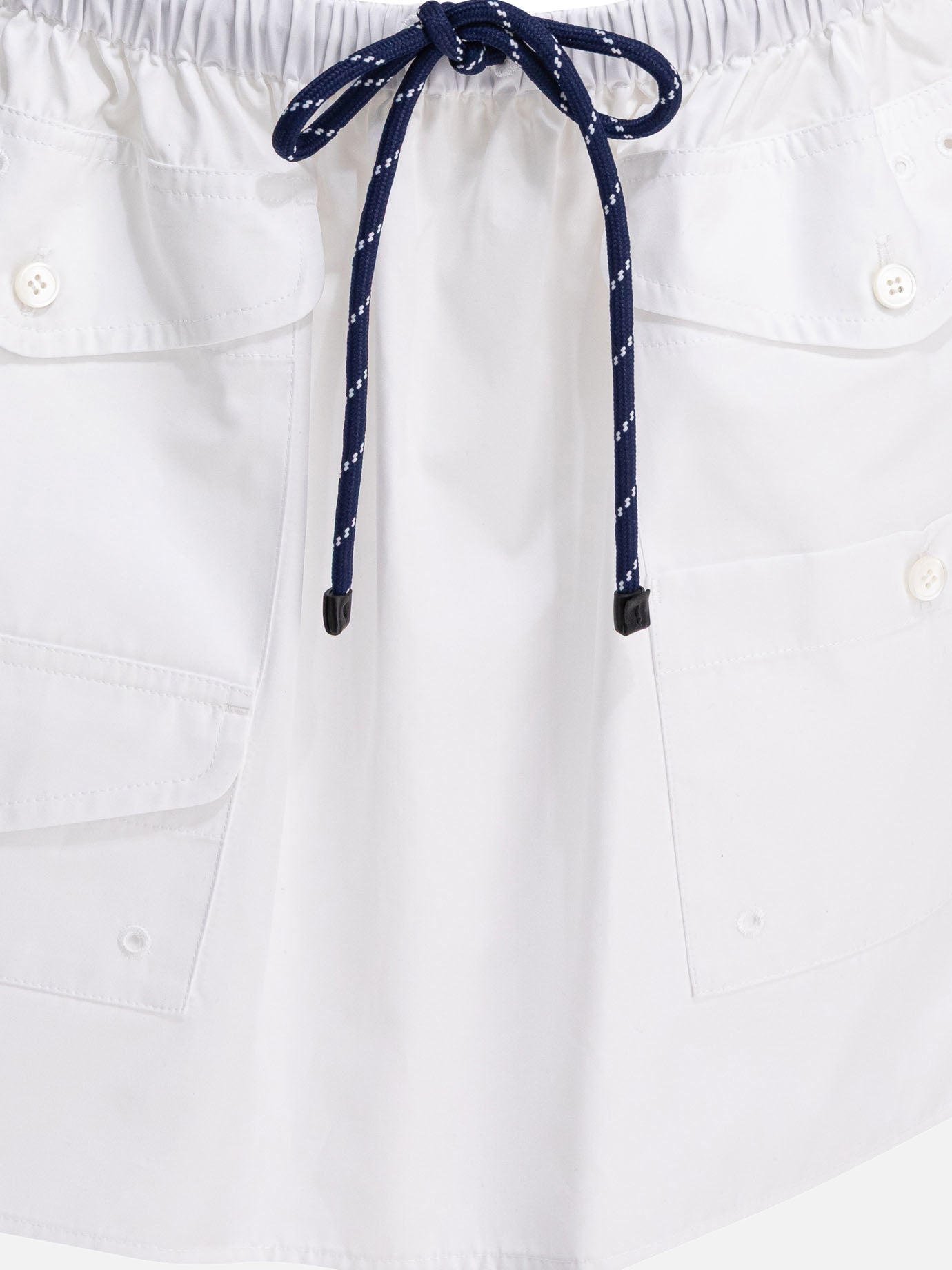 Miniskirts Logo  White - Miu Miu Women | PDP | VIETTI Online Store | thumbnail_3