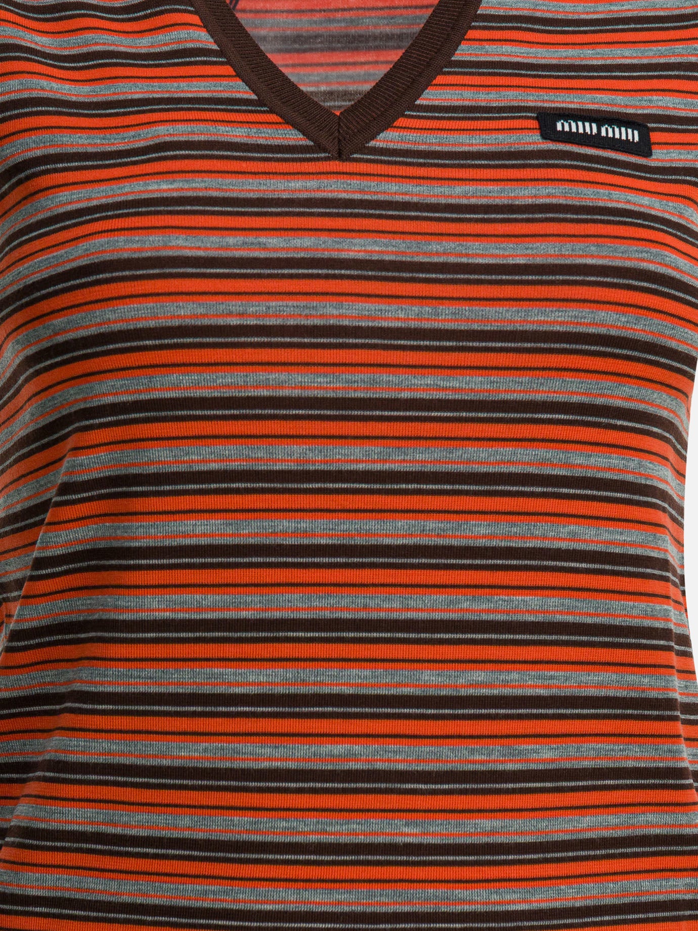 Vests Striped  Orange - Miu Miu Women | PDP | VIETTI Online Store | Zoom-Modal_3
