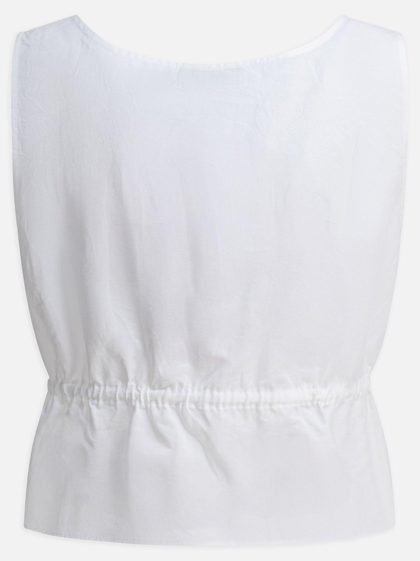 Casual tops Logo  White - Miu Miu Women | PDP | VIETTI Online Store | thumbnail_2