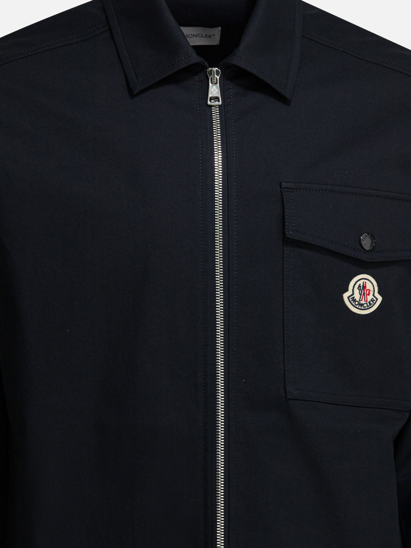 Overshirt jackets Logo  Blue - Moncler Men | PDP | VIETTI Online Store | Zoom-Modal_3

