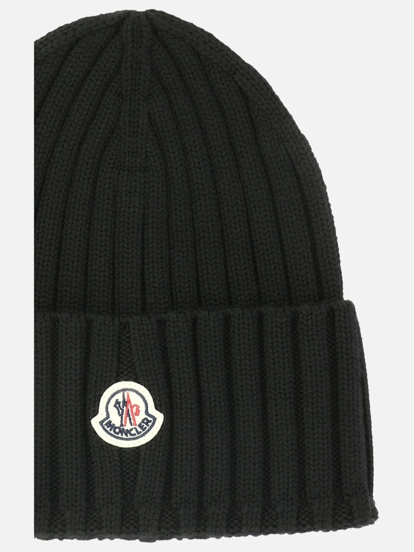 Beanies 100% wool  Black - Moncler Women | PDP | VIETTI Online Store | Zoom-Modal_2
