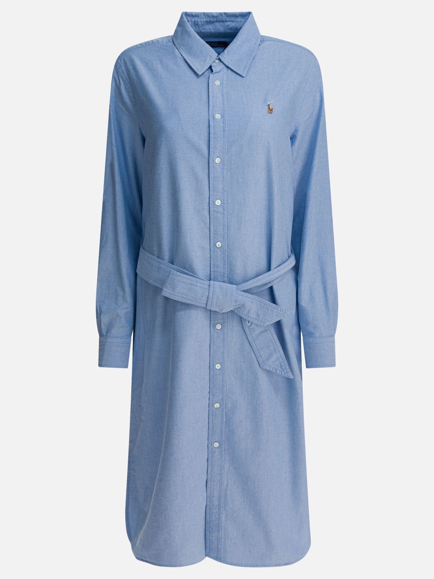 Midi dresses Logo  Blue - Polo Ralph Lauren Women | PDP | VIETTI Online Store | thumbnail