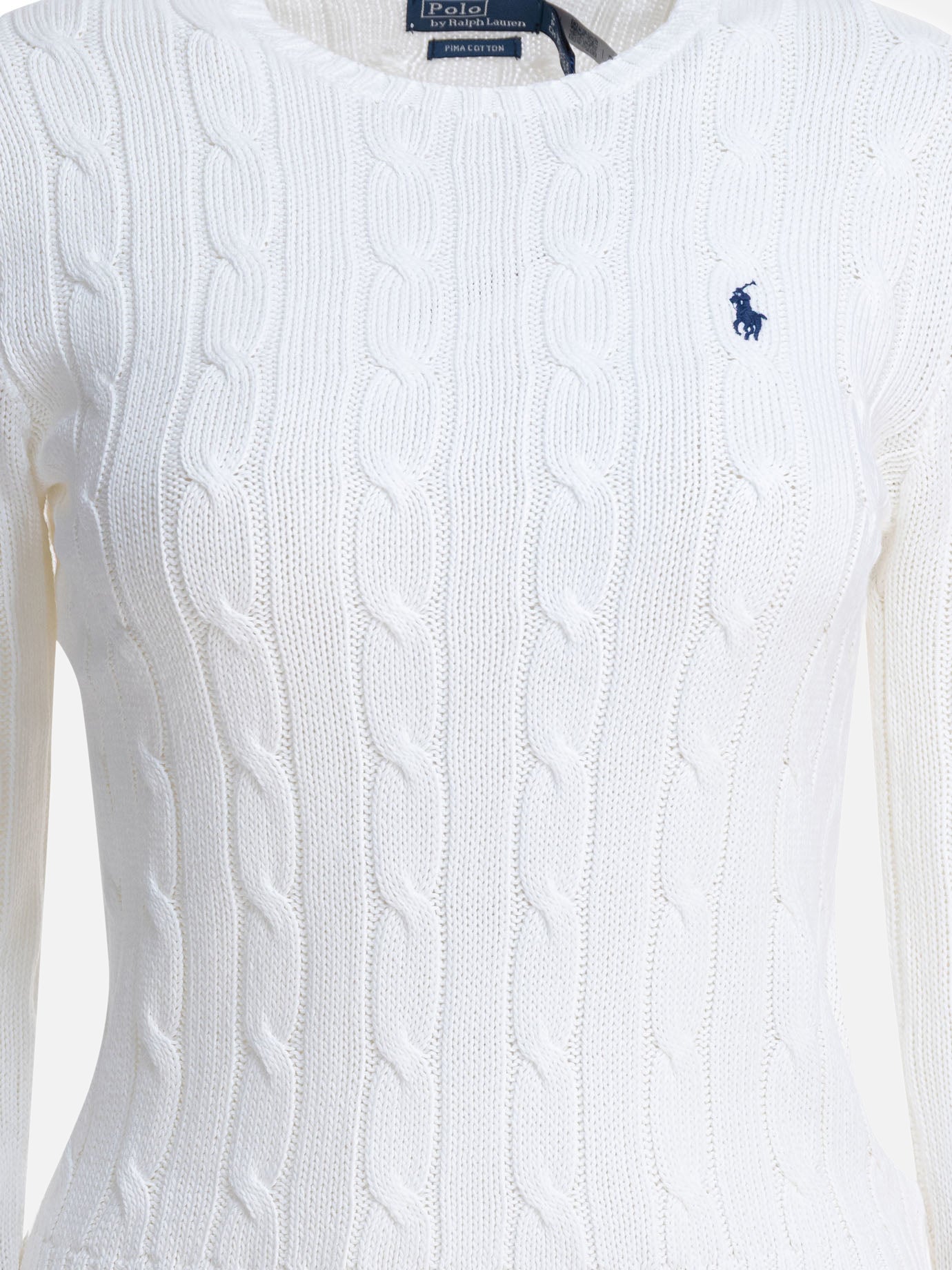 Crewneck sweaters Logo  White - Polo Ralph Lauren Women | PDP | VIETTI Online Store | thumbnail_3