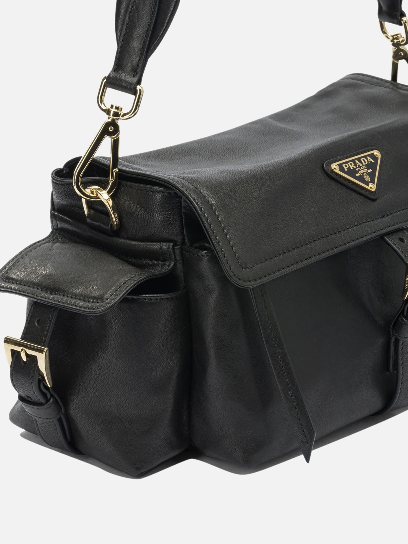 Medium bags Logo  Black - Prada Women | PDP | VIETTI Online Store | thumbnail_4