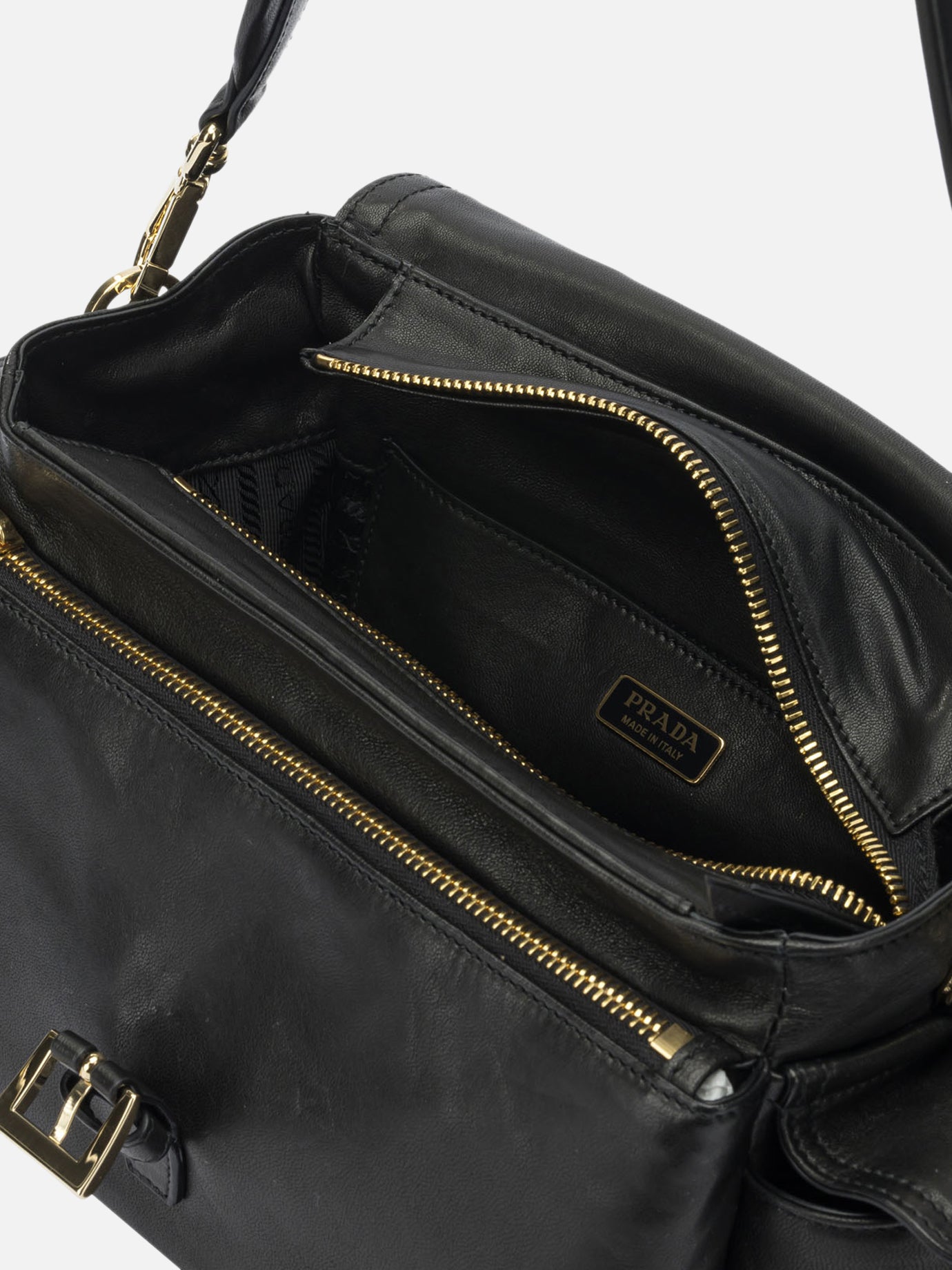 Medium bags Logo  Black - Prada Women | PDP | VIETTI Online Store | thumbnail_5