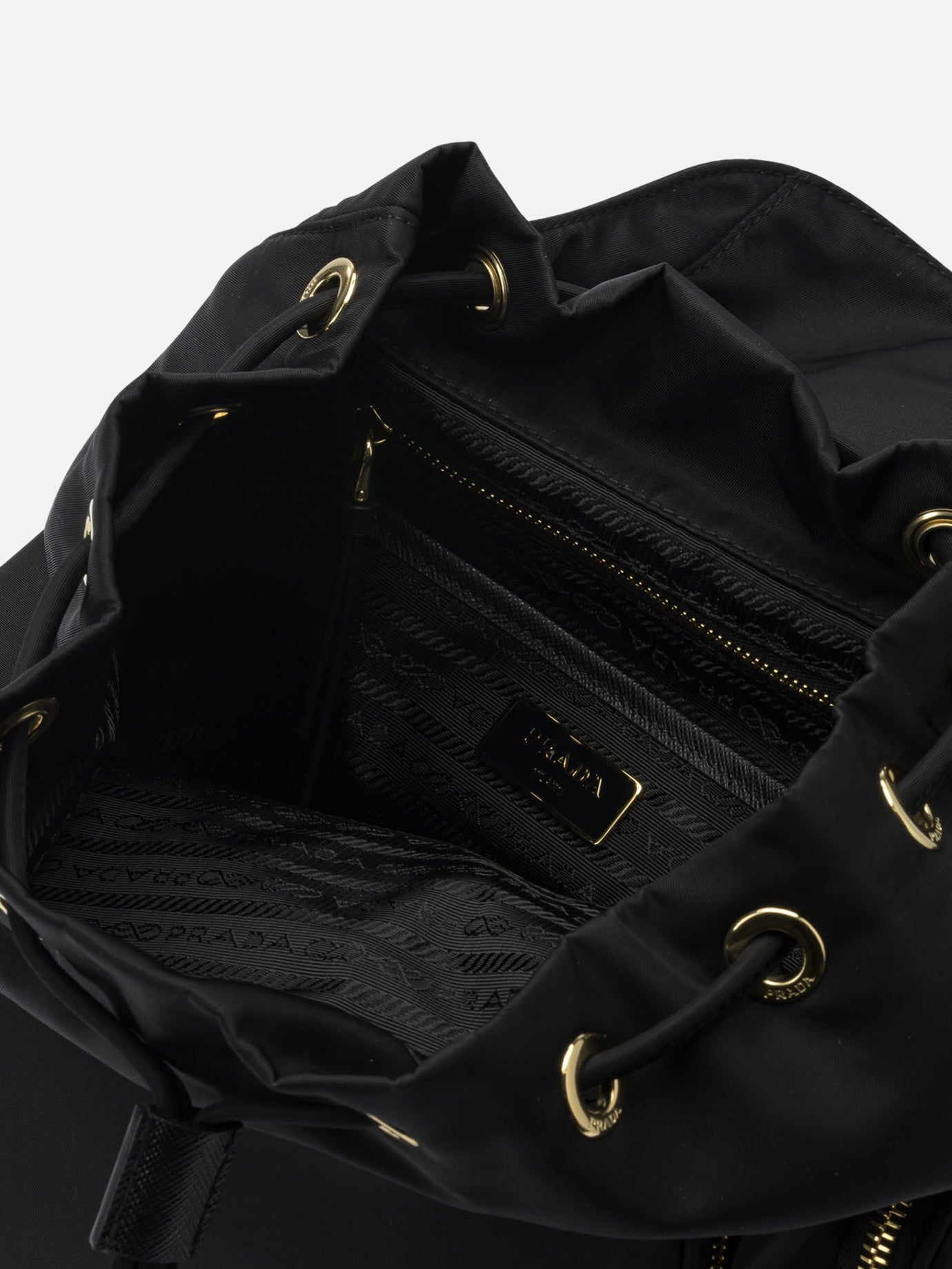 Casual backpacks 100% recycled polyamide  Black - Prada Women | PDP | VIETTI Online Store | thumbnail_5
