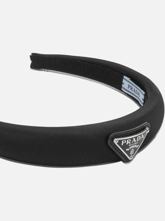 Headbands 100% recycled polyamide  Black - Prada Women | PDP | VIETTI Online Store | 2
