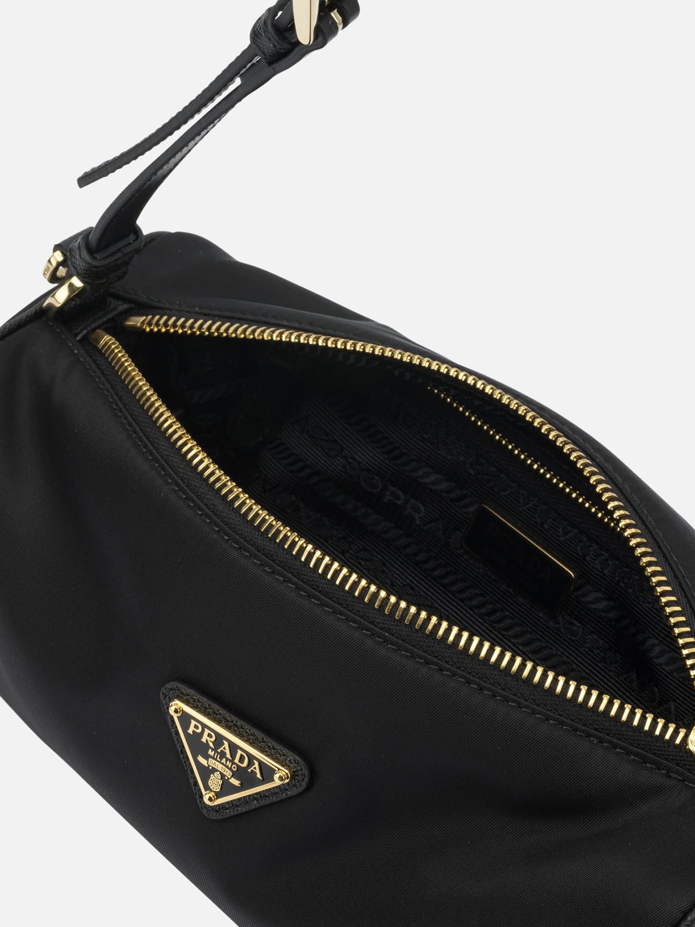 Small bags 100% recycled polyamide  Black - Prada Women | PDP | VIETTI Online Store | thumbnail_5