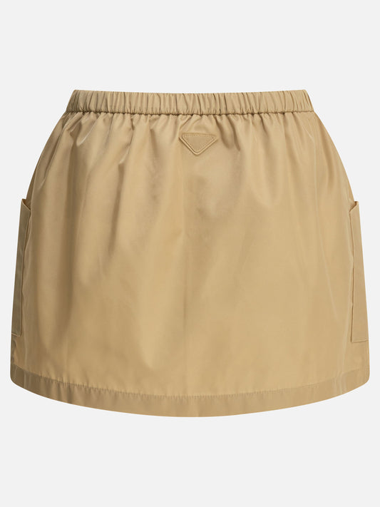 Miniskirts Solid colour  Beige - Prada Women | PDP | VIETTI Online Store | 2
