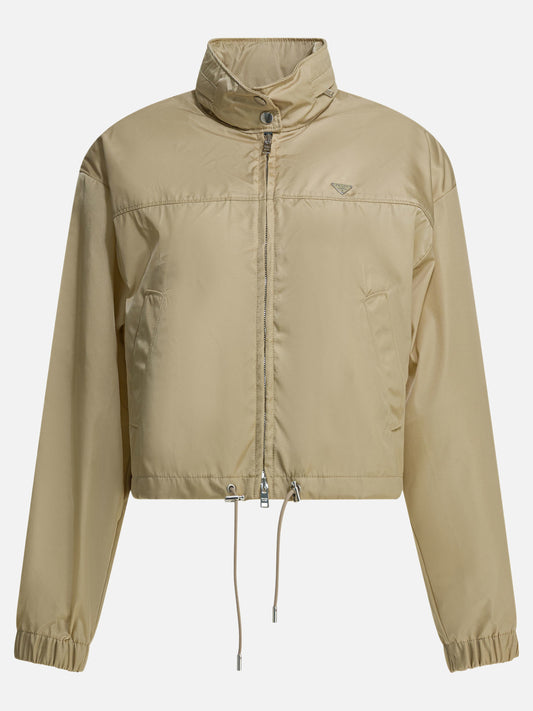 Quilted & Utility Jackets Logo  Beige - Prada Women | PDP | VIETTI Online Store 
