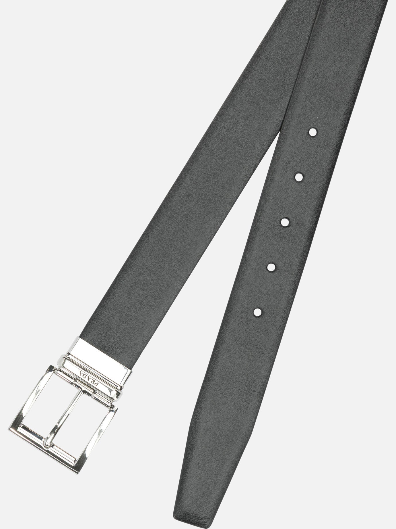 Leather belts 100% calf leather  Black - Prada Men | PDP | VIETTI Online Store | Zoom-Modal_2
