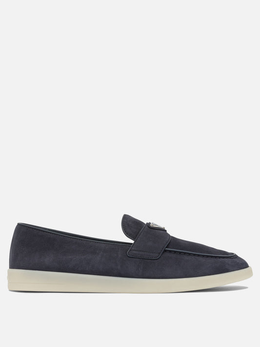 Loafers 100% calf leather - 100% rubber  Blue - Prada Men | PDP | VIETTI Online Store 
