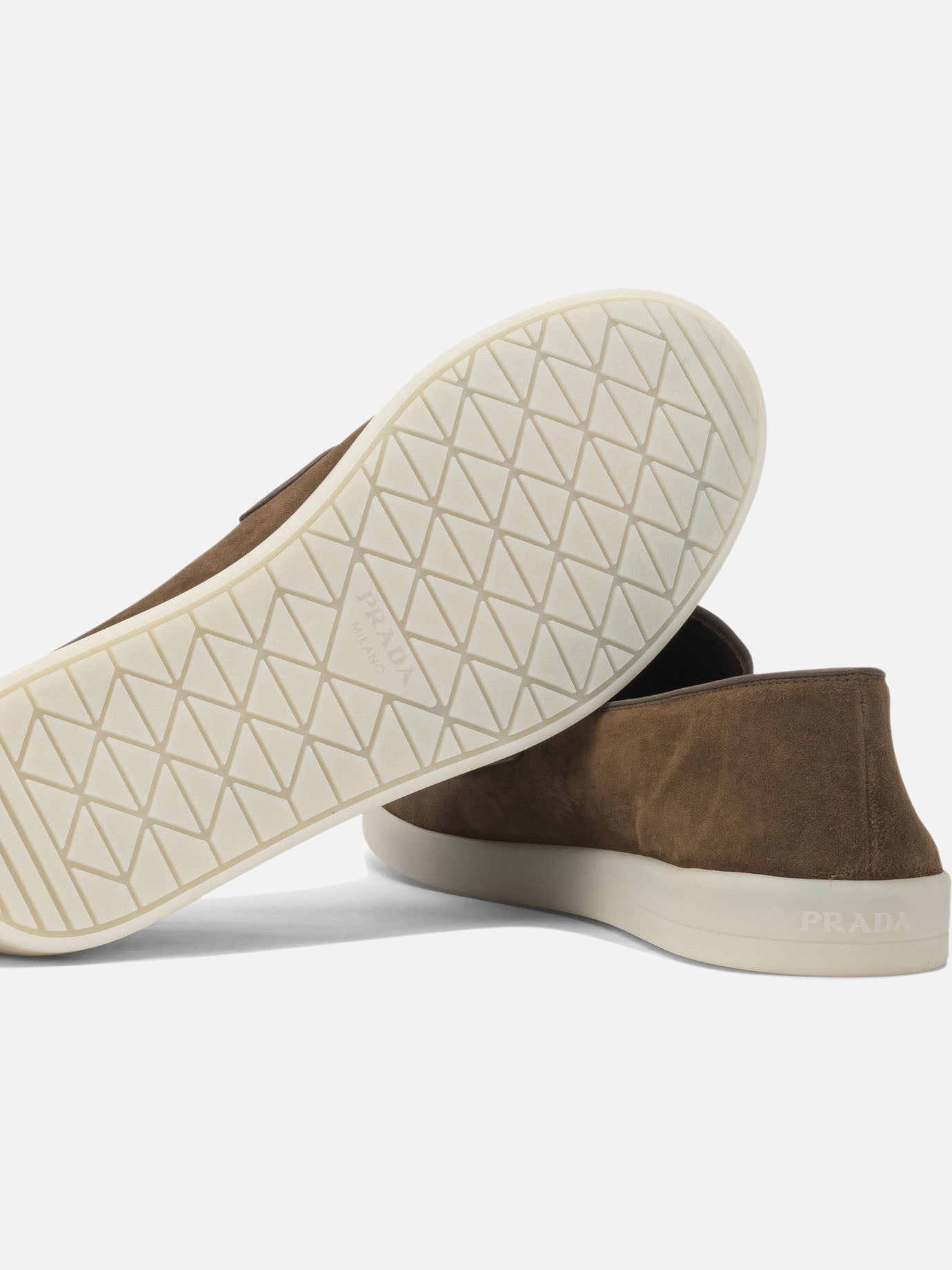 Loafers 100% calf leather - 100% rubber  Brown - Prada Men | PDP | VIETTI Online Store | Zoom-Modal_5
