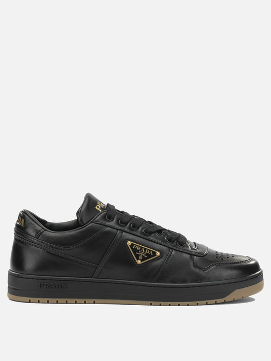 Low top sneakers 100% lamb leather  Black - Prada Men | PDP | VIETTI Online Store 
