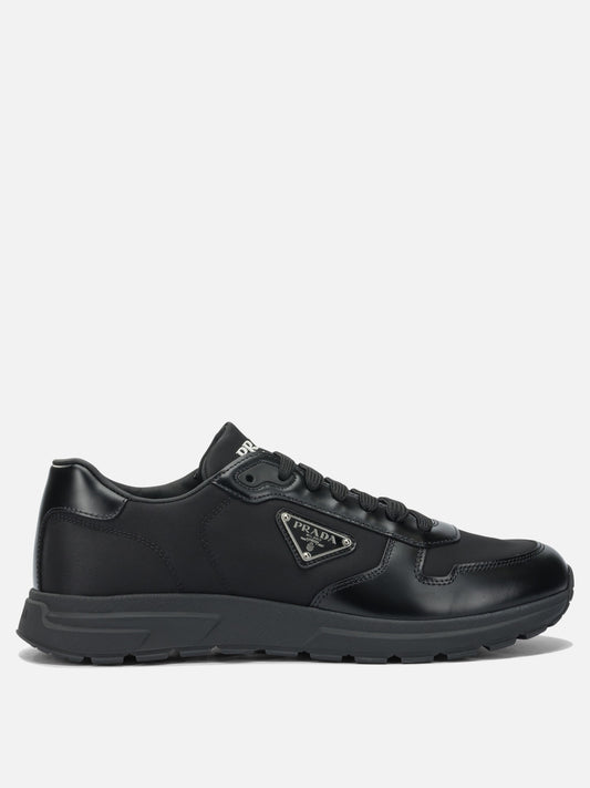 Low top sneakers 100% leather - 100% rubber  Black - Prada Men | PDP | VIETTI Online Store 
