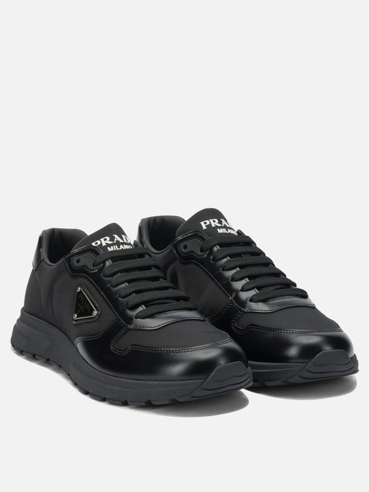 Low top sneakers 100% leather - 100% rubber  Black - Prada Men | PDP | VIETTI Online Store | 2
