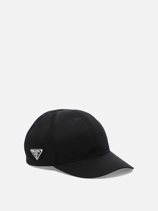 Baseball caps 100% recycled polyamide  Black - Prada Men | PDP | VIETTI Online Store | 2
