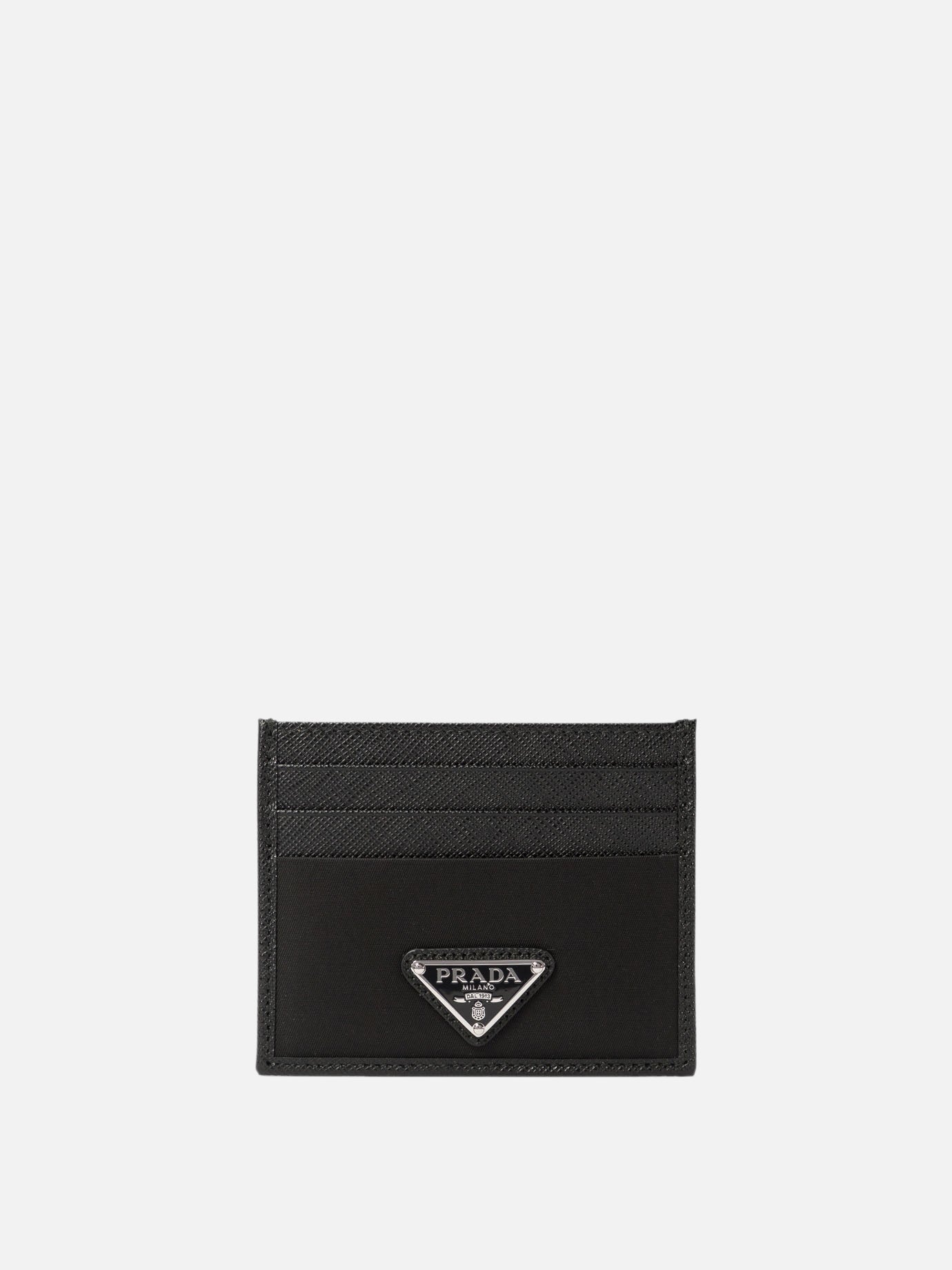 Card holders 100% recycled polyamide  Black - Prada Men | PDP | VIETTI Online Store | thumbnail