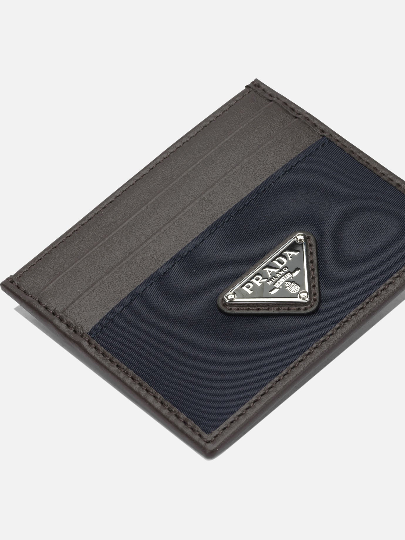 Card holders 100% recycled polyamide  Blue - Prada Men | PDP | VIETTI Online Store | Zoom-Modal_4
