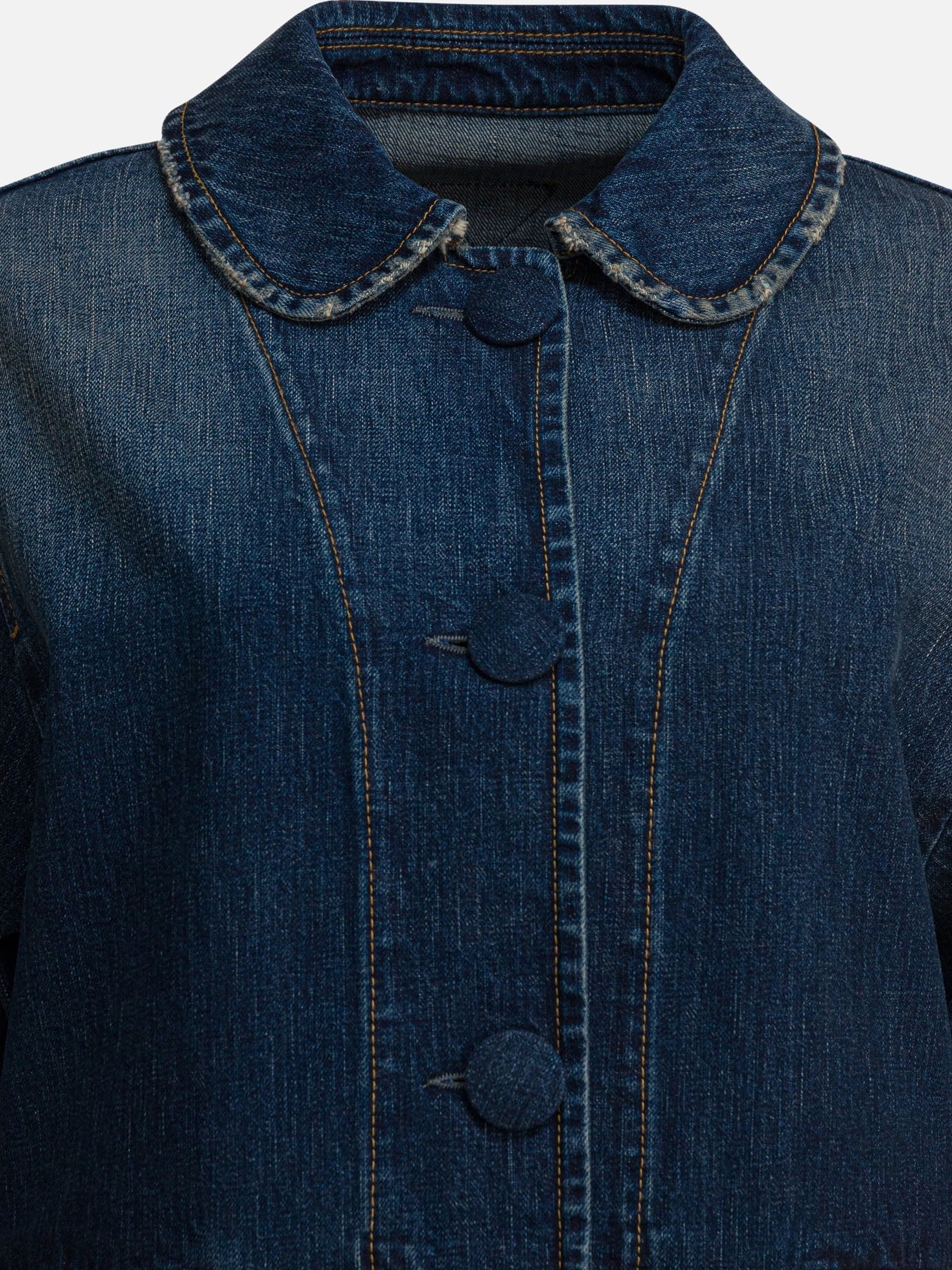 Denim jackets Solid colour  Blue - Prada Women | PDP | VIETTI Online Store | thumbnail_3