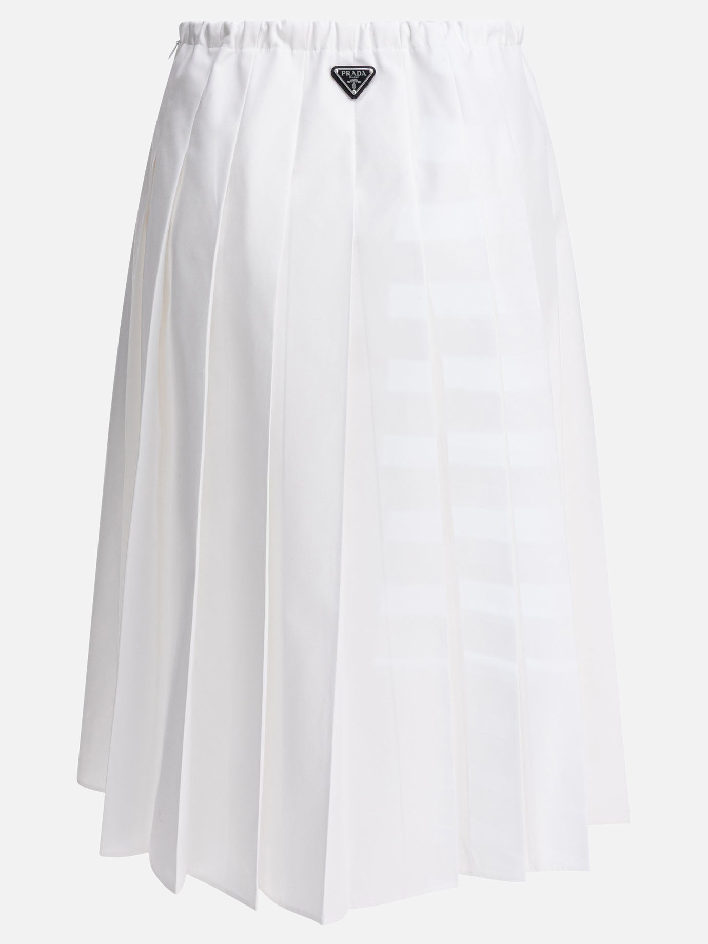 Midi skirts Logo  White - Prada Women | PDP | VIETTI Online Store | thumbnail_2