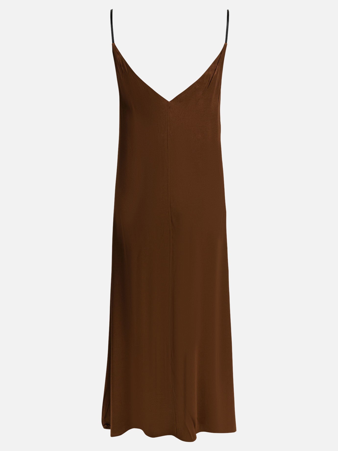 Long dresses Solid colour  Brown - Prada Women | PDP | VIETTI Online Store | Zoom-Modal_2
