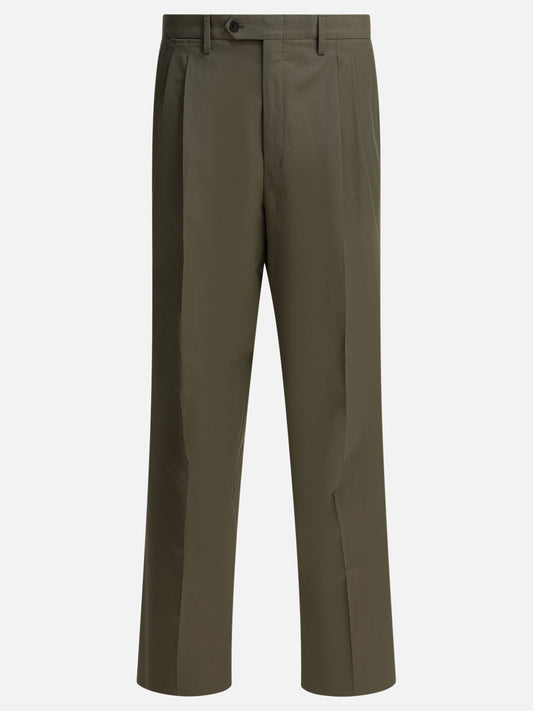Tailored trousers Solid colour  Green - Prada Men | PLP | VIETTI Online Store 
