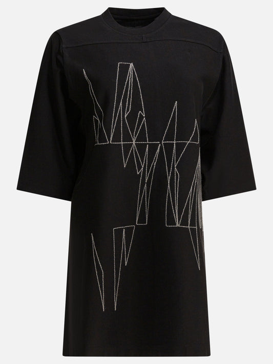 Crewneck t-shirts Graphics  Black - Rick Owens Women | PDP | VIETTI Online Store 
