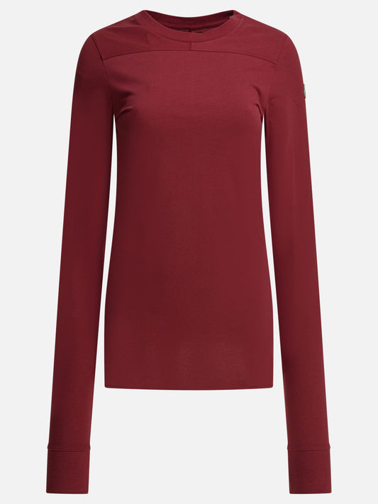 Crewneck t-shirts Solid colour  Red - Rick Owens Women | PLP | VIETTI Online Store 
