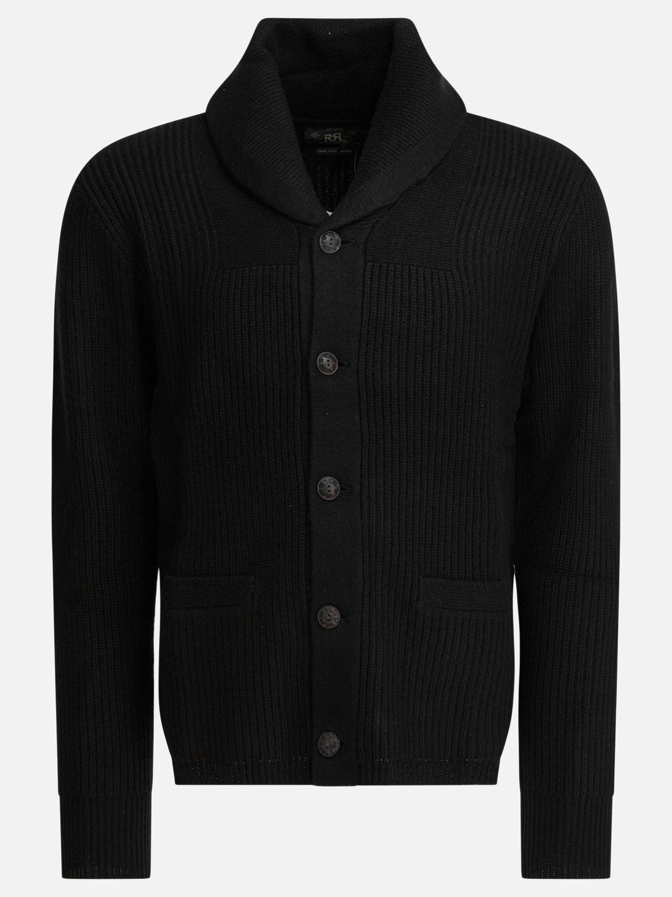Cardigans Solid colour  Black - RRL by Ralph Lauren Men | PDP | VIETTI Online Store | thumbnail