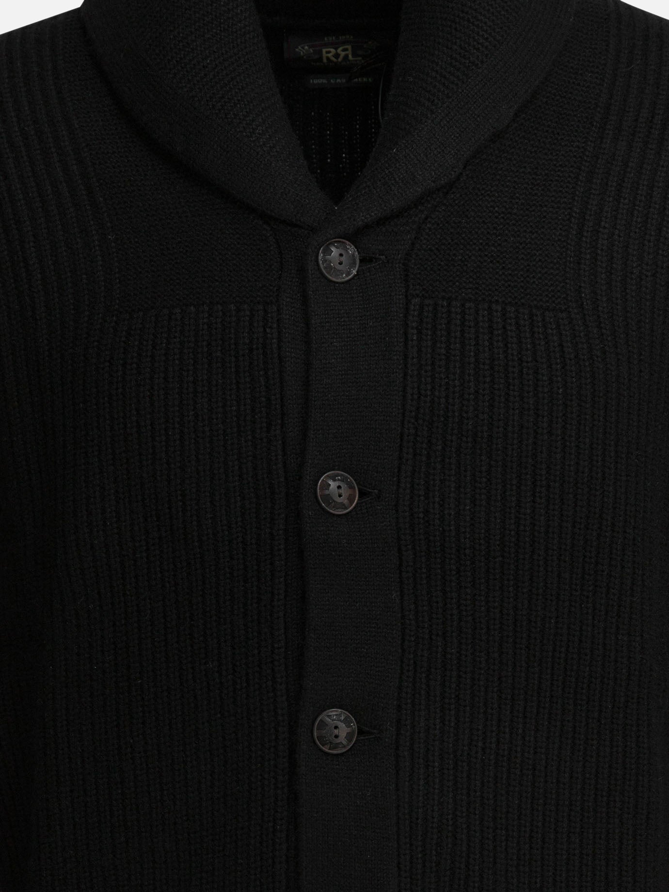 Cardigans Solid colour  Black - RRL by Ralph Lauren Men | PDP | VIETTI Online Store | Zoom-Modal_3
