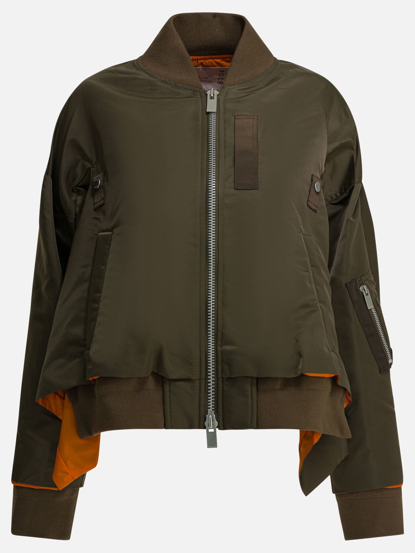 Bomber jackets Solid colour  Green - Sacai Women | PDP | VIETTI Online Store | thumbnail