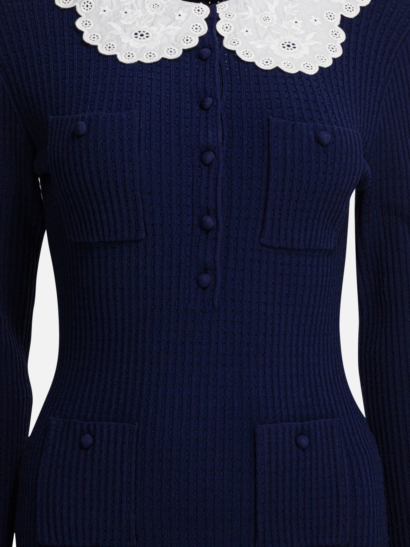 Mini dresses Solid colour  Blue - Self-portrait Women | PDP | VIETTI Online Store | Zoom-Modal_3
