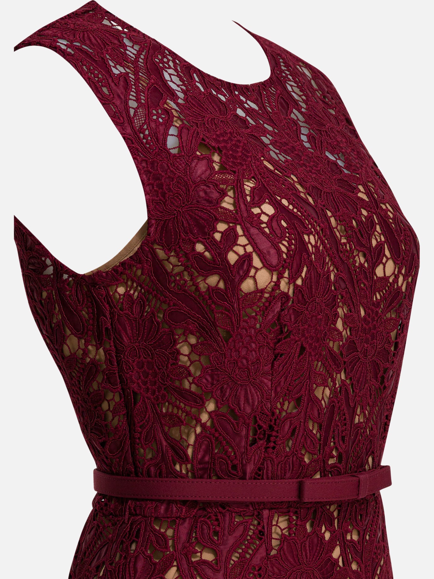 Midi dresses Solid colour  Red - Self-portrait Women | PDP | VIETTI Online Store | Zoom-Modal_4
