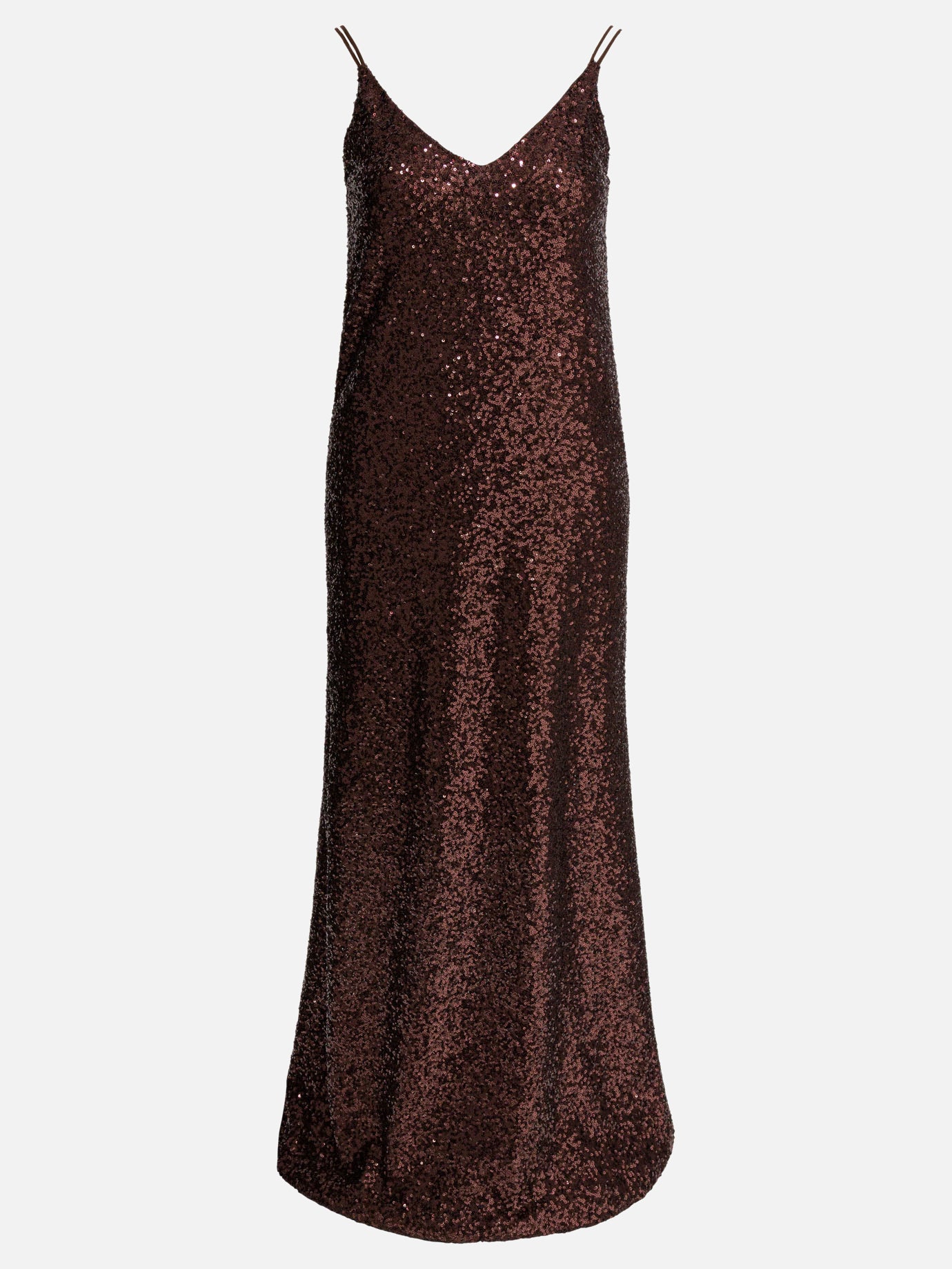 Long dresses Solid colour  Brown - Semper Women | PDP | VIETTI Online Store | thumbnail